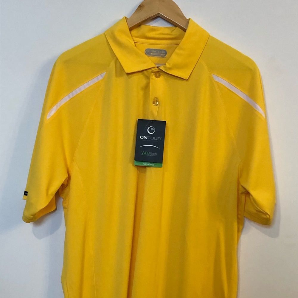 OnTour Yellow Golf Polo